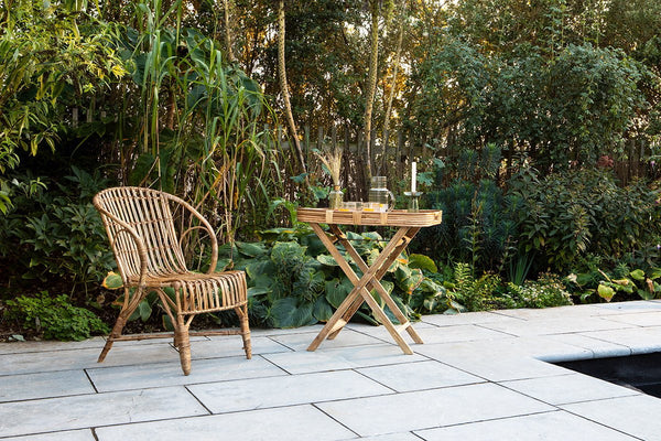 nkuku TABLES Alanchi Rattan Tray Table