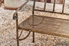 Nkuku OUTDOOR LIVING Bahula Decoartive Iron Bench