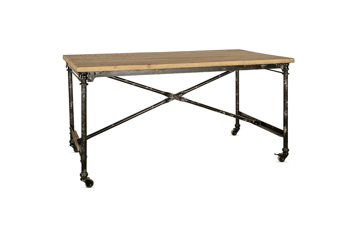 Nkuku TABLES Benia Iron & Reclaimed Wood  Desk