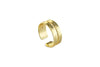 Nkuku JEWELLERY & ACCESSORIES Bolari Double Band Ring