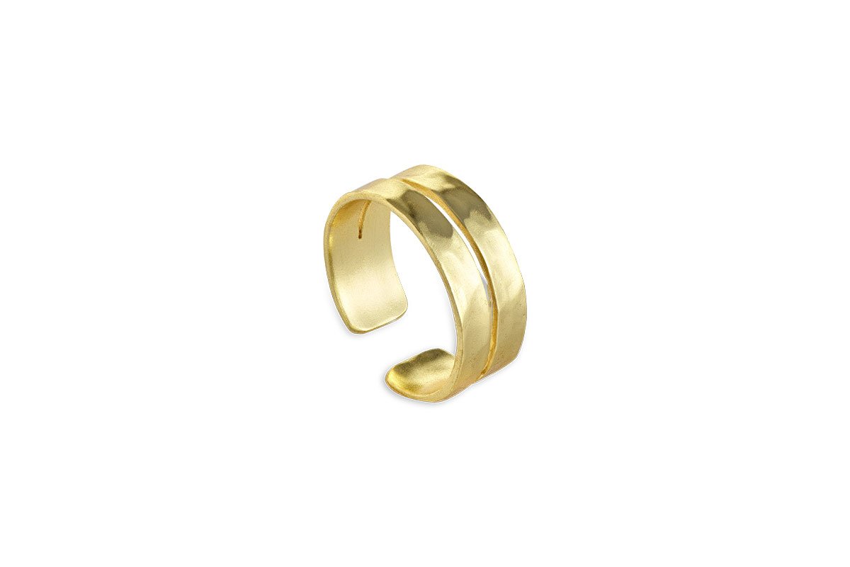 Nkuku JEWELLERY & ACCESSORIES Bolari Double Band Ring