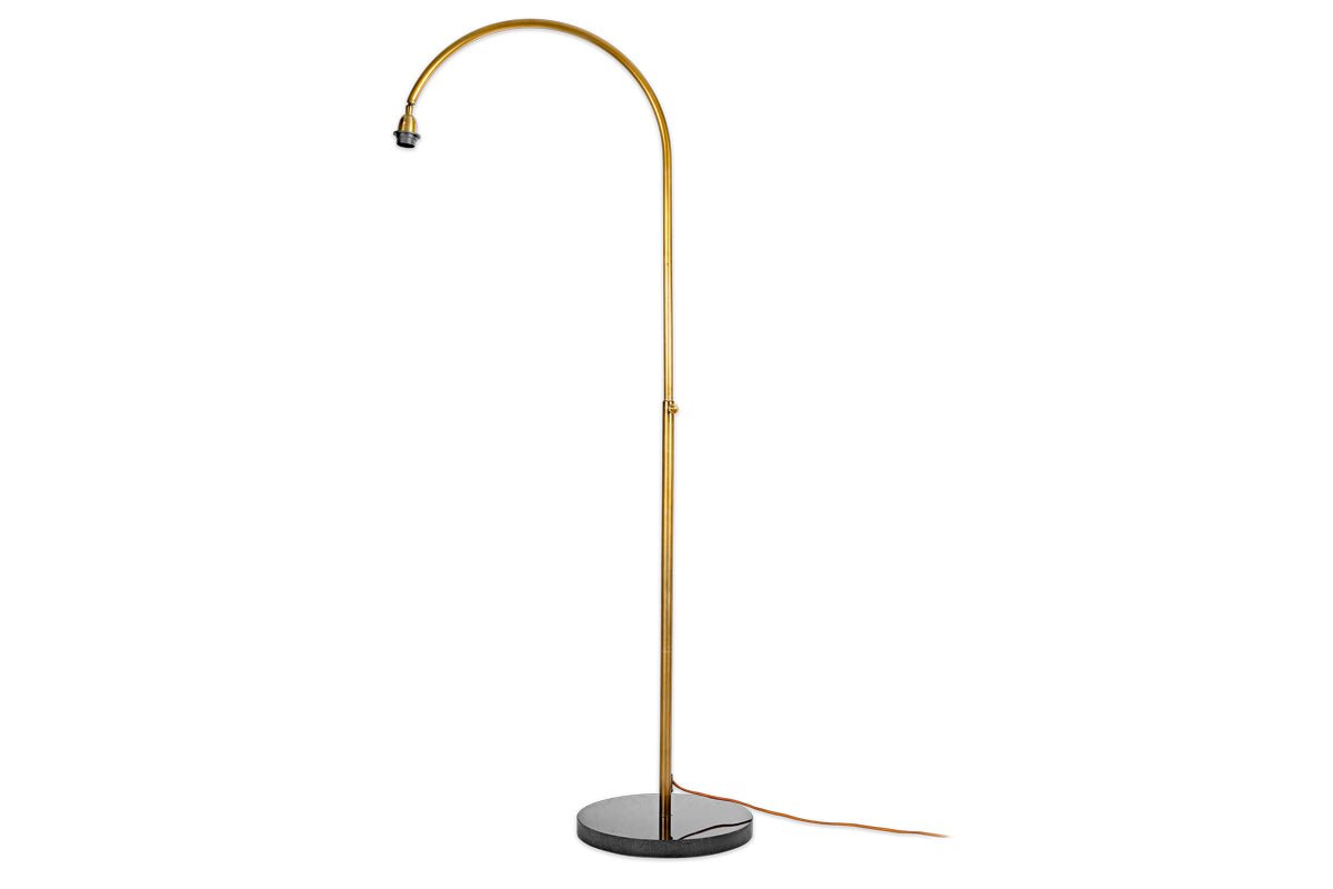 nkuku LAMPS AND SHADES Cachi Arch Marble Floor Lamp