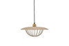 Nkuku LIGHTING Chakai Wood & Metal Pendant - Large