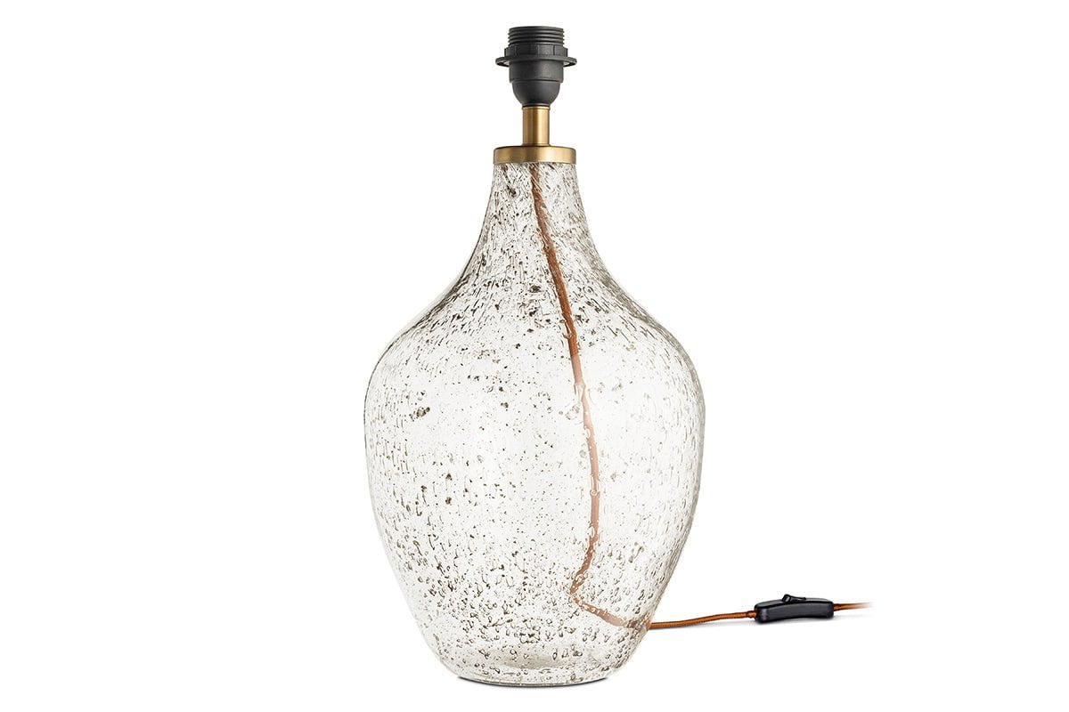 Nkuku LAMPS AND SHADES Damini Recycled Glass Table Lamp