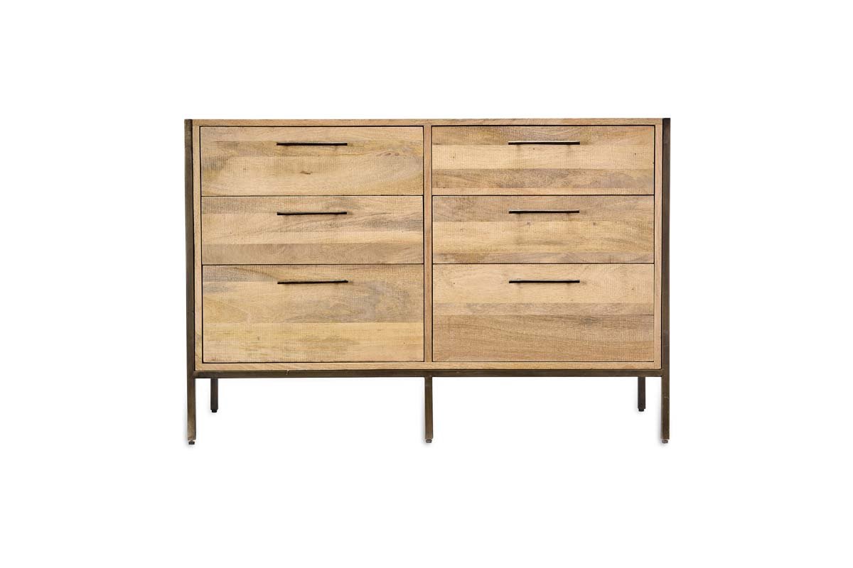 Nkuku FURNITURE Dasai Mango Wood Chest of Drawers