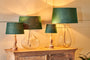 nkuku LAMPS AND SHADES Dia Jute Lampshade - Green