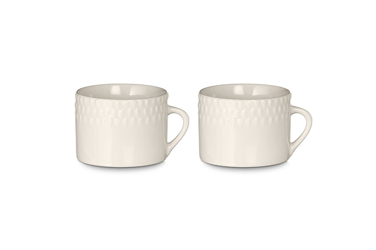 Nkuku TABLEWARE Ela Mug - Cream - Large (Set of 2)