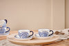 nkuku TABLEWARE Eshani Cup & Saucer - Indigo