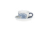 nkuku TABLEWARE Eshani Cup & Saucer - Indigo