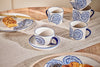 nkuku TABLEWARE Eshani Cup & Saucer - Indigo