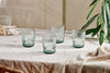 nkuku GLASSWARE Fali Tumbler - Blue - Set of 4