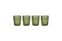 nkuku GLASSWARE Fali Tumbler - Olive - Set Of 4