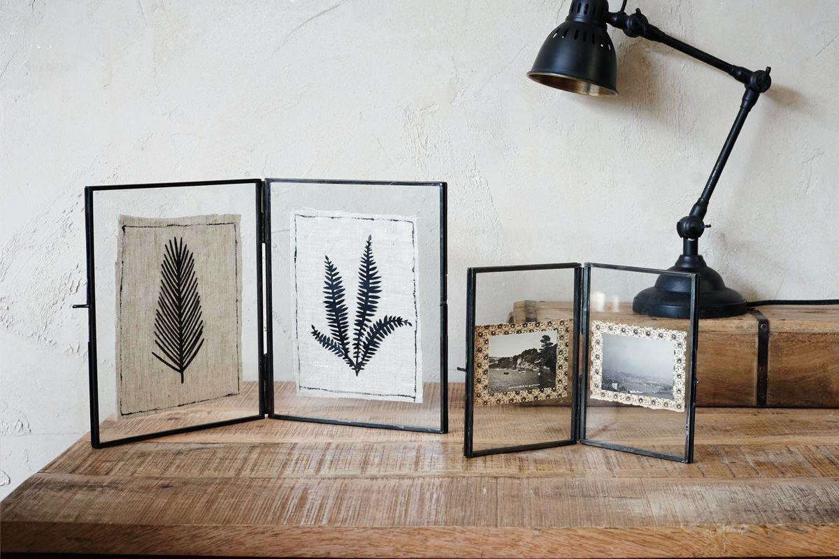 Nkuku Photo Frames Folded Danta Frame - Antique Black