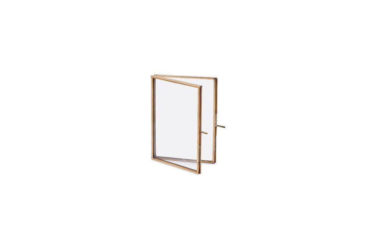 Nkuku Photo Frames Folded Danta Frame - Antique Brass