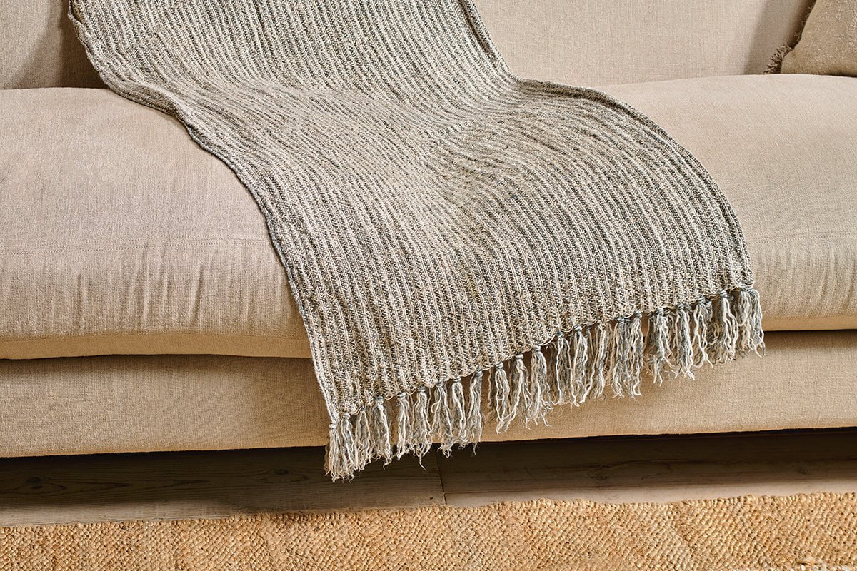 nkuku TEXTILES Gili Linen Throw