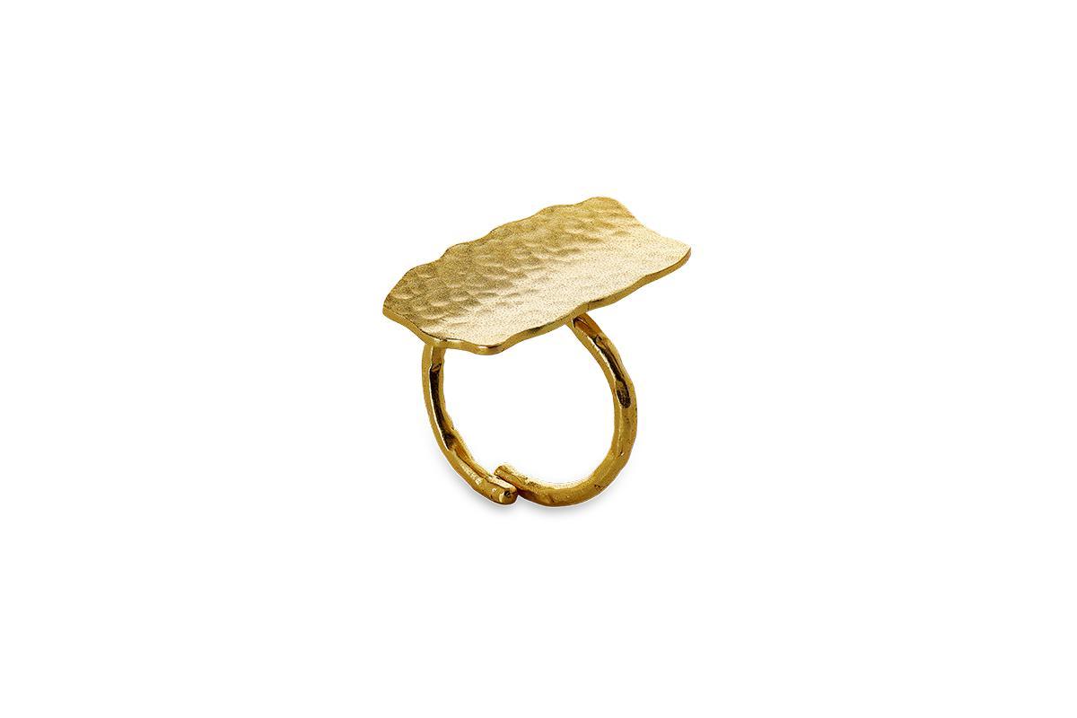 Nkuku Jewellery & Accessories Huron Hammered Ring Band