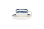 nkuku TABLEWARE Indigo Drop Cup & Saucer