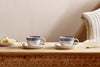 nkuku TABLEWARE Indigo Drop Cup & Saucer