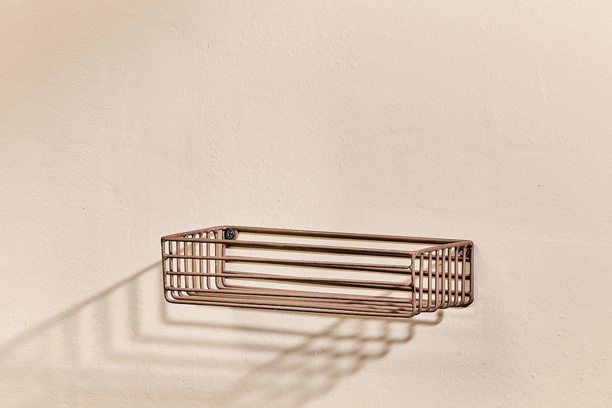 nkuku STORAGE & HANGING ACCESSORIES Indore Wall Shelf