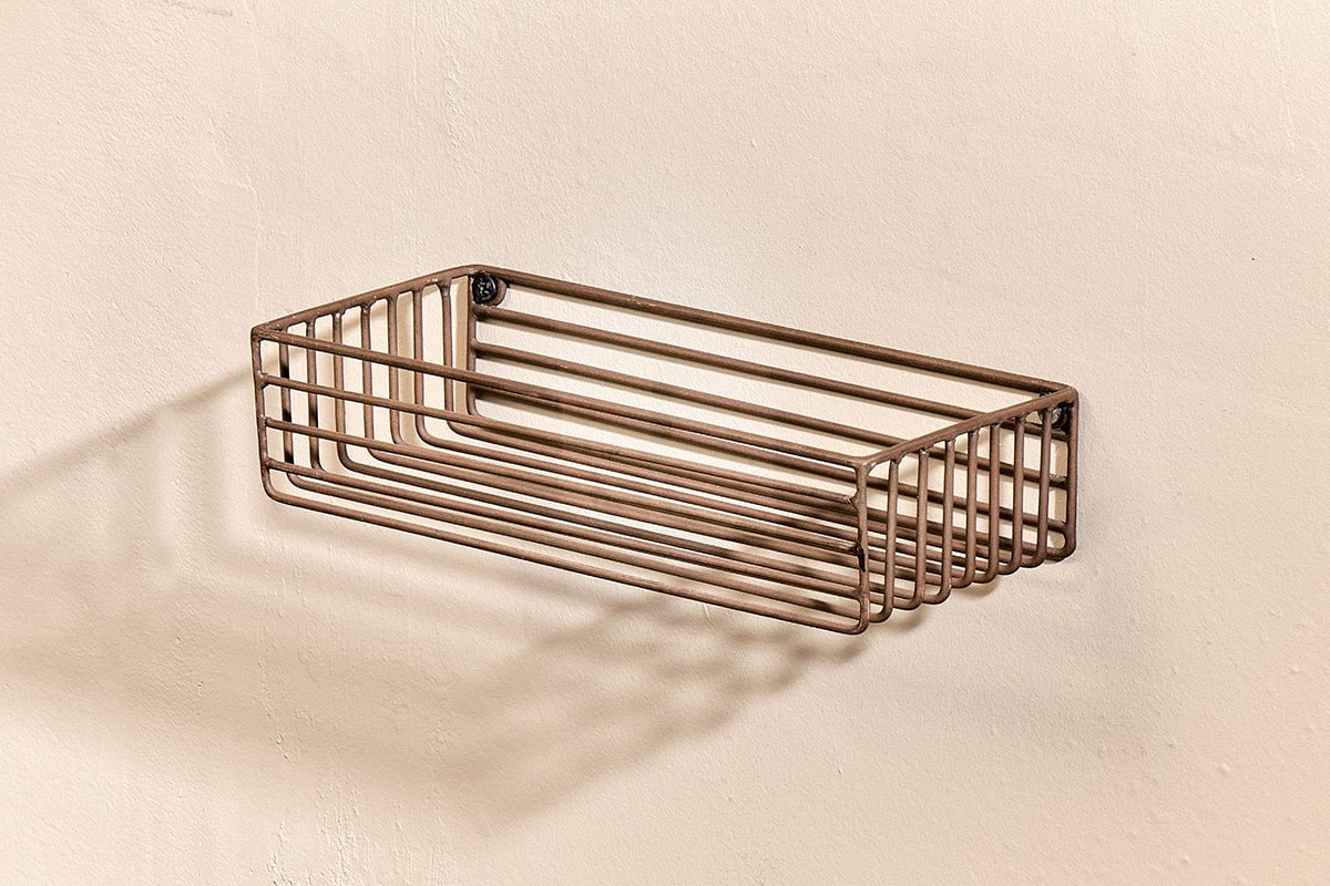 nkuku STORAGE & HANGING ACCESSORIES Indore Wall Shelf