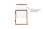 Nkuku Photo Frames Indu Mango Wood Photo Frames - Light Brown