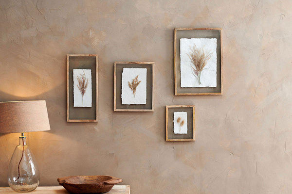 Nkuku Photo Frames Indu Mango Wood Photo Frames - Light Brown