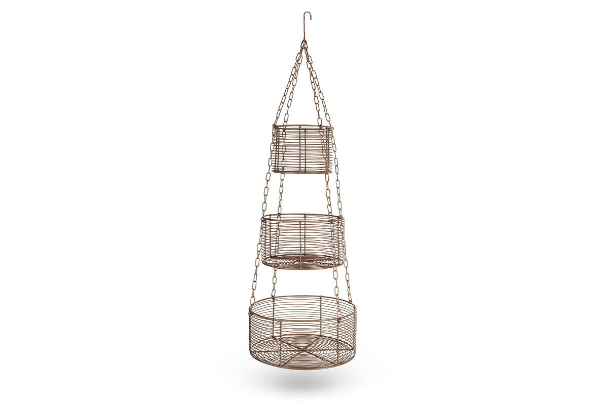 Nkuku KITCHEN & DINING ACCESSORIES Inkollu Hanging Basket Set