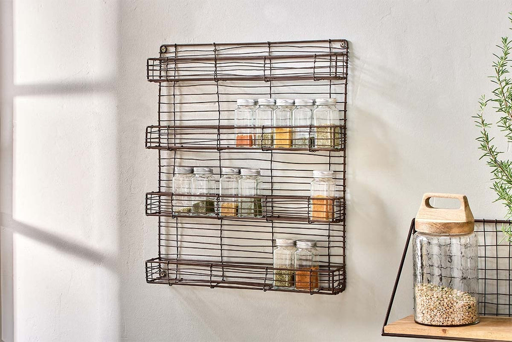 Nkuku KITCHEN ACCESSORIES Inkollu Spice Rack