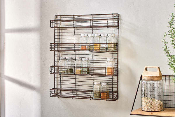 Nkuku KITCHEN ACCESSORIES Inkollu Spice Rack