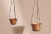 nkuku VASES & PLANTERS Kappil Terracotta And Wire Hanging Planter