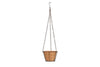 nkuku VASES & PLANTERS Kappil Terracotta And Wire Hanging Planter