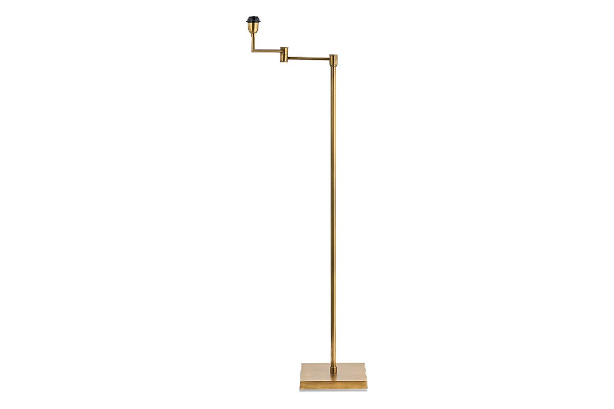 nkuku LAMPS AND SHADES Kara Floor Lamp - Brass