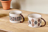 nkuku TABLEWARE Karissa Mug - Black & Brown - Set of 2