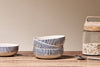 Nkuku Tableware Karuma Ceramic Cereal Bowl - Blue & White