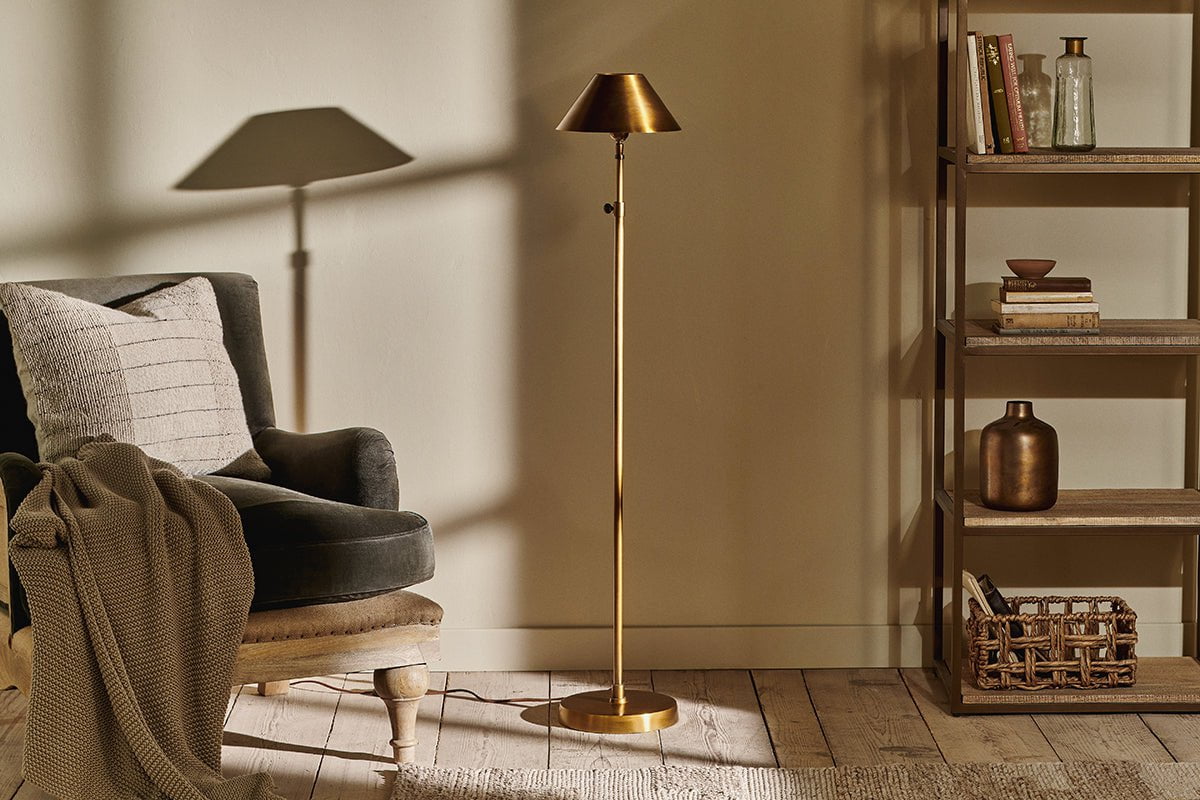 Nkuku LAMPS AND SHADES Lalua Floor Lamp