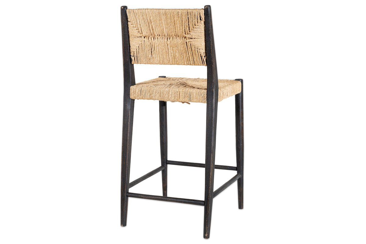 nkuku CHAIRS STOOLS & BENCHES Lohanda Acacia & Munja Grass Counter Chair