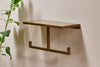 nkuku STORAGE & HANGING ACCESSORIES Mahi Wall Mounted Toilet Roll Holder