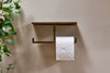 nkuku STORAGE & HANGING ACCESSORIES Mahi Wall Mounted Toilet Roll Holder