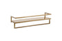 nkuku STORAGE & HANGING ACCESSORIES Mahi Wall Shelf With Towel Rail