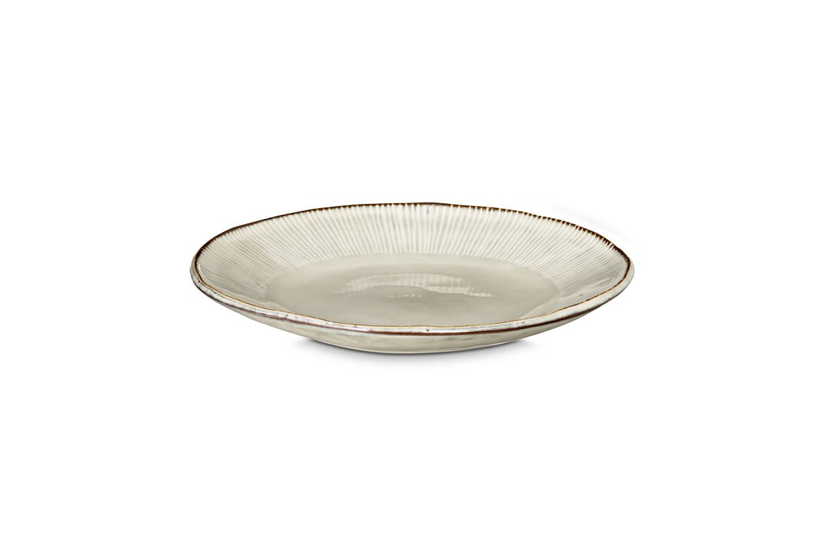 Nkuku TABLEWARE Malia Side Plate - Cream