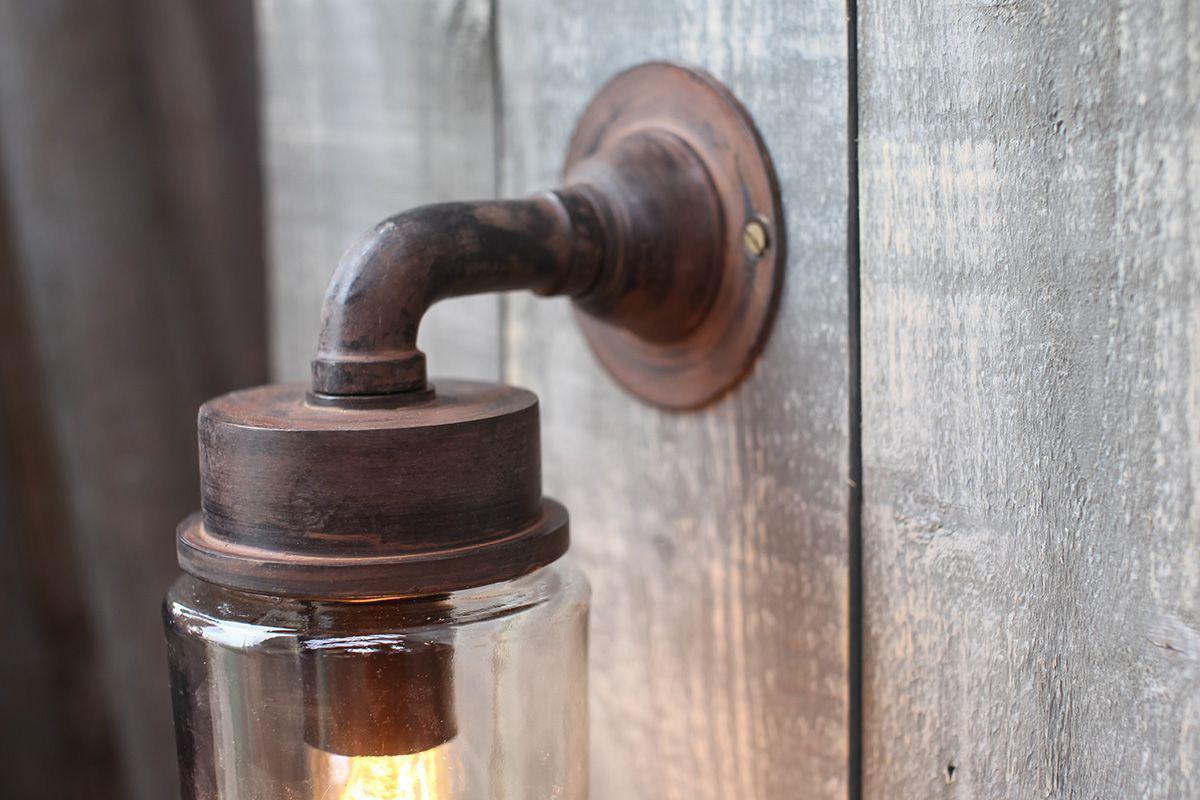 Nkuku Lighting Ngari Outdoor Light - Rust