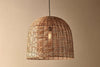 Nkuku LIGHTING Noko Wicker Dome Pendant - Large