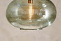 Nkuku LIGHTING Otoro Glass Pendant - Green Smoke - Large Round