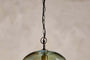 Nkuku LIGHTING Otoro Glass Pendant - Green Smoke - Small Round