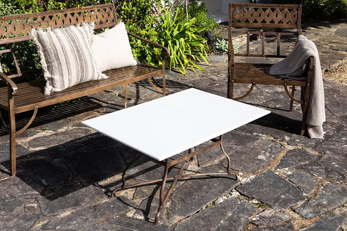 nkuku OUTDOOR LIVING Parwaha Marble Coffee Table