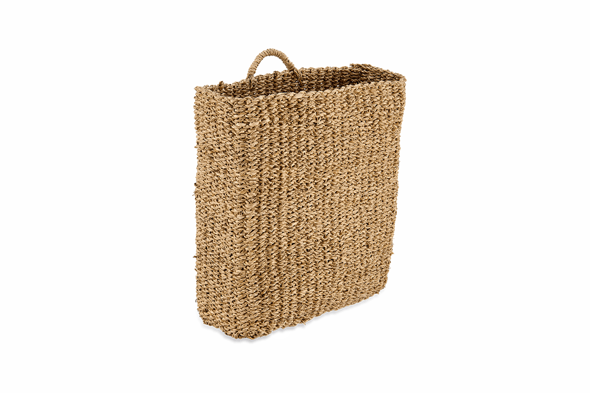 Nkuku STORAGE & BASKETS Putlar Seagrass Wall Hung Basket