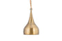 nkuku LIGHTS Quinn Hammered Metal Pendant - Small