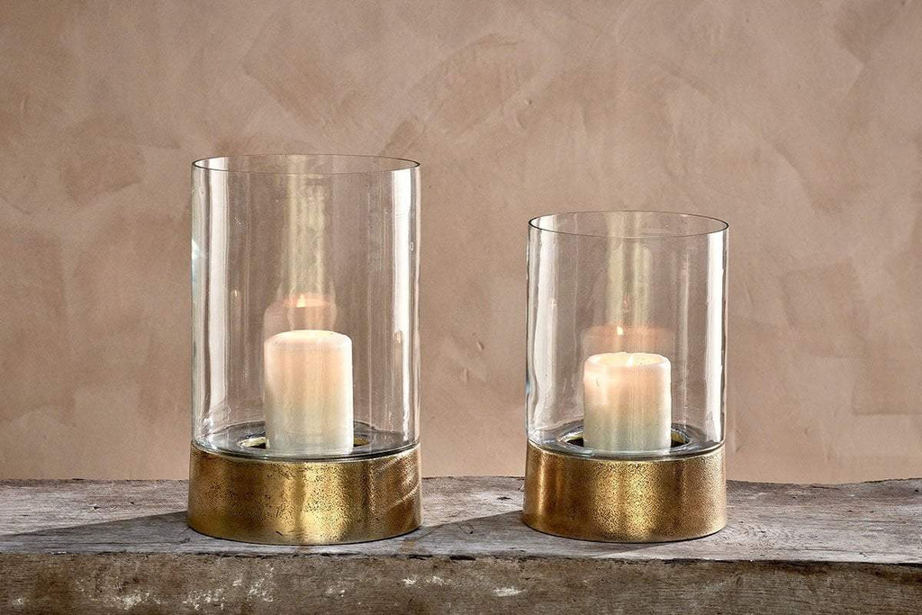 Nkuku CANDLES HOLDERS & LANTERNS Rajura Hurricane Lantern