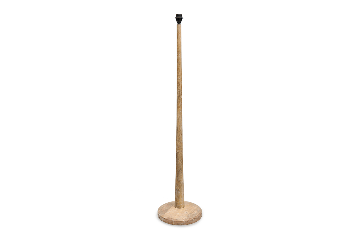 Nkuku LIGHTING Sahar Mango Wood Floor Lamp