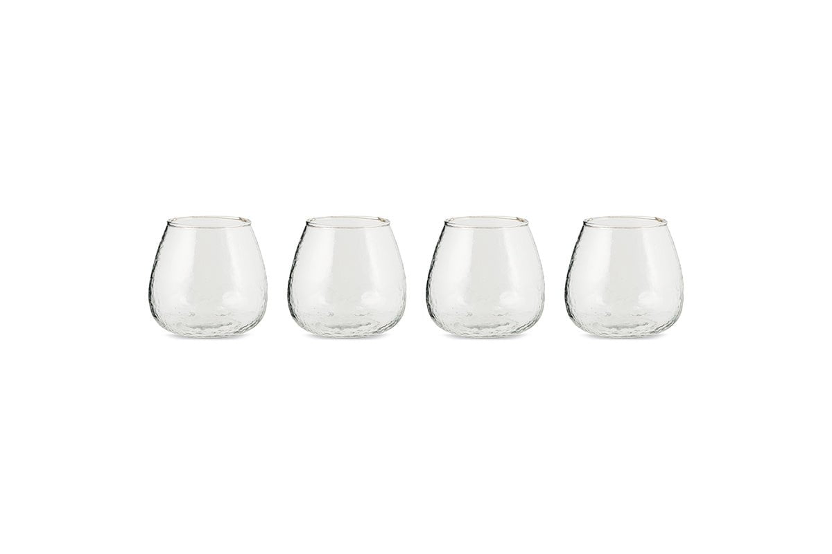 Nkuku GLASSWARE Sarda Stemless Wine Glass